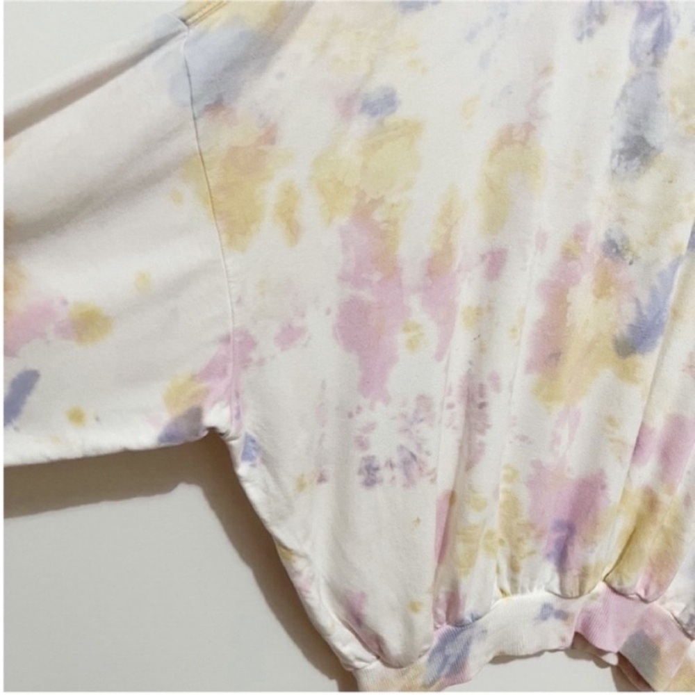 Young Fabulous & Broke Juliette sweatshirt white purple tie dye oversized - Picture 4 of 9